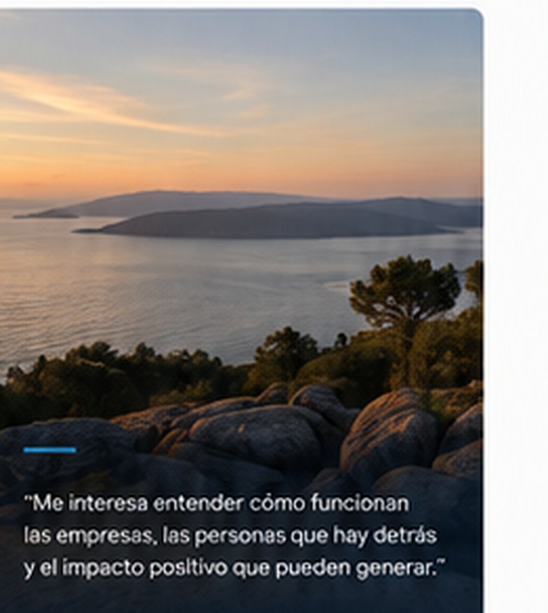 Paisaje costero de Galicia